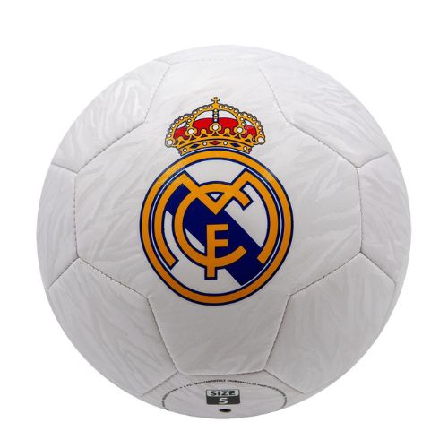 (Mis 5) Pallone REAL MADRID (Bianco Metallico)…x